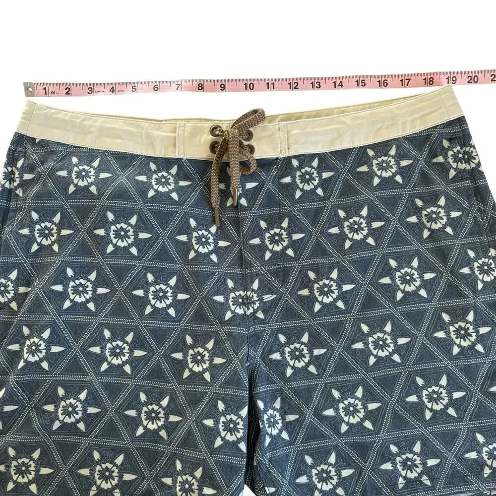Faherty Biarritz Relaxed Fit Board Shorts Swim Trunks Men’s Size 36